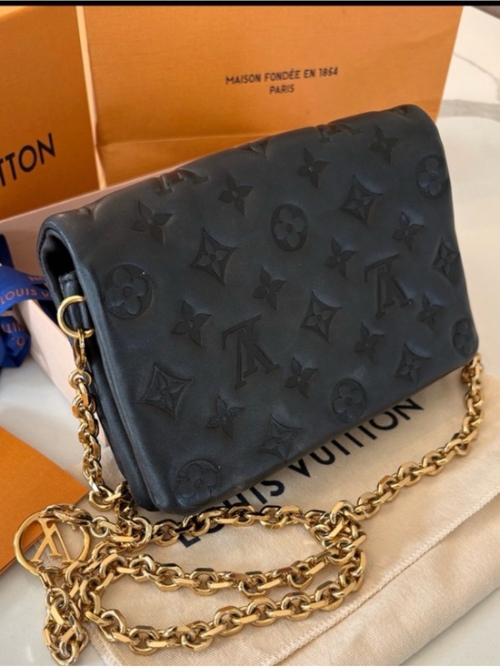 Louis Vuitton Handbags - Louis Vuitton Coussin Black Monogram Empreinte Chain Crossbody Bag
